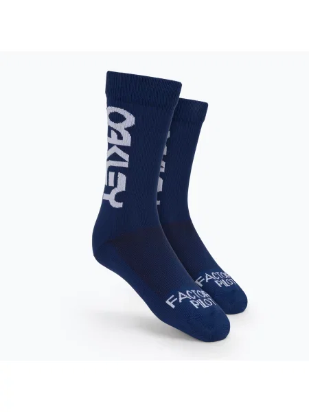 Oakley Factory Pilot MTB cyklistické ponožky modré