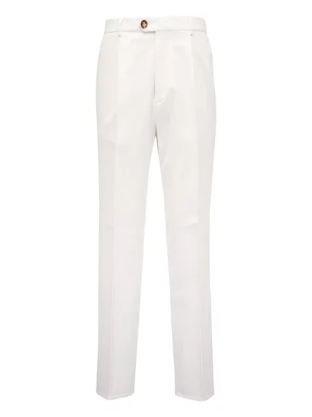 Pantaloni Brunello Cucinelli alb