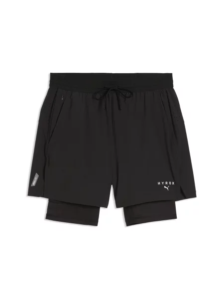 Szorty 2 w 1 PUMA × HYROX DRYELITE Akcesoria S czarny