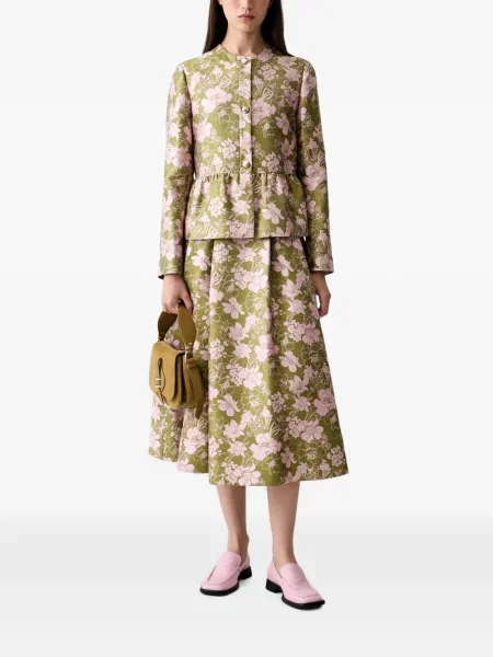 Top Joop! cu model floral cu imagine verde