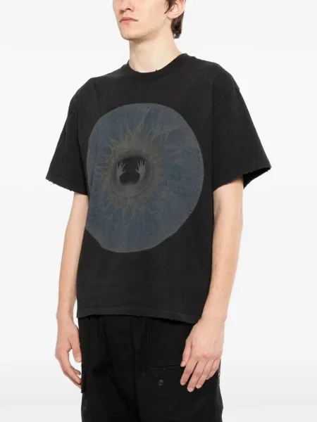 Tricou Warman cu decolteu în U negru