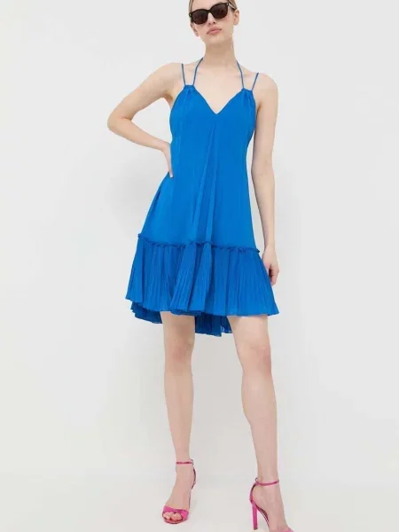 Beatrice B rochie mini evazati albastru