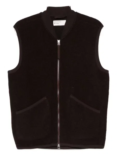 Vestă Universal Works de lână negru