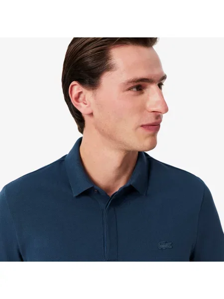 Lacoste Koszulka Polo Paris Stretch Piqué Regular Fit granatowa