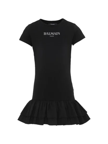 Sukienka dziecięca Balmain czarna