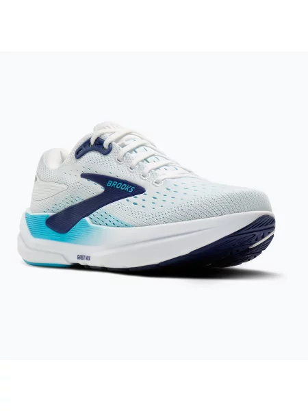 Бігові кросівки Brooks Ghost Max 3 bright white/beacon blue/teal білі