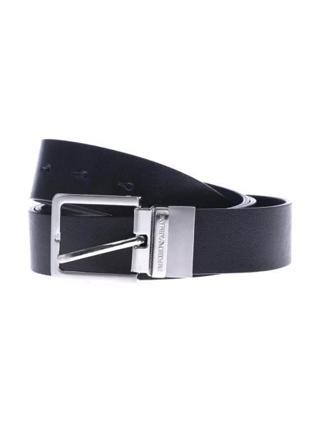 Emporio Armani Pasek czarny