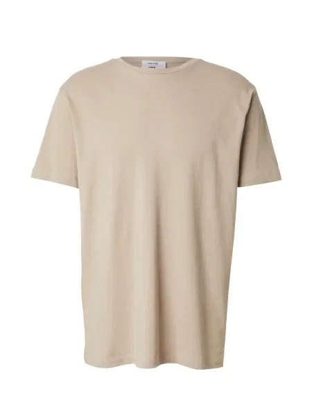 DAN FOX APPAREL Tricou Caspar taupe gri
