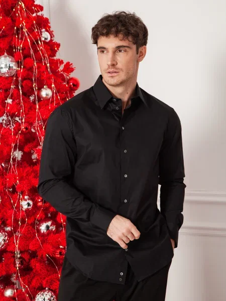 Сорочка Emporio Armani чорна