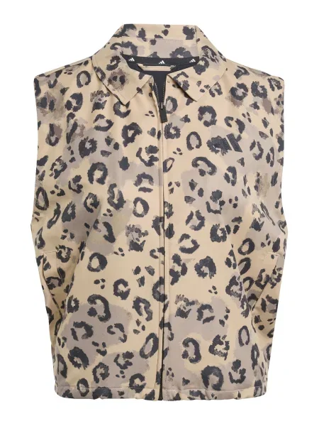 ADIDAS SPORTSWEAR Vestă sport kitt / maro / negru alb