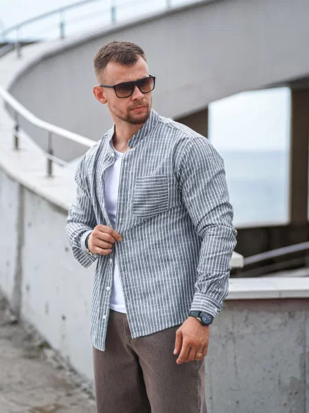 Сорочка TeamV сірий