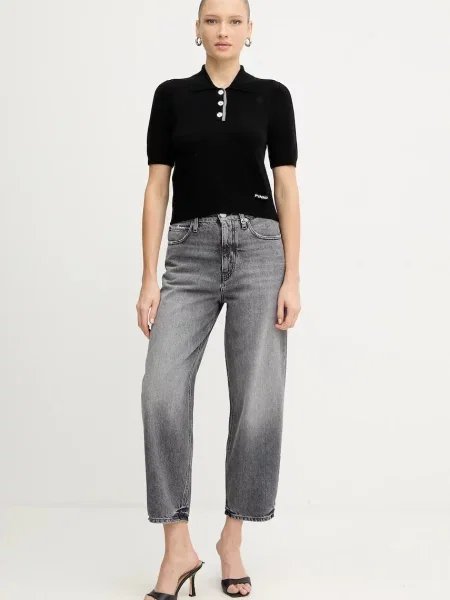 Pinko Blugi ESTELLE | carrot fit gri