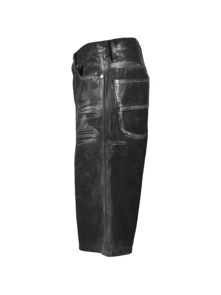 Pantaloni scurți din denim Breath negru