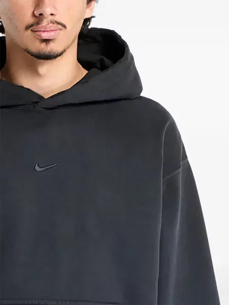 Top sport Nike din fleece plisat fără mâneci alb