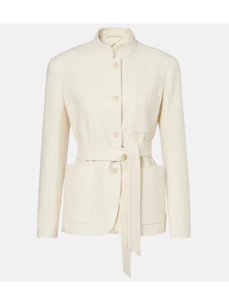 Vestă Max Mara din cașmir alb