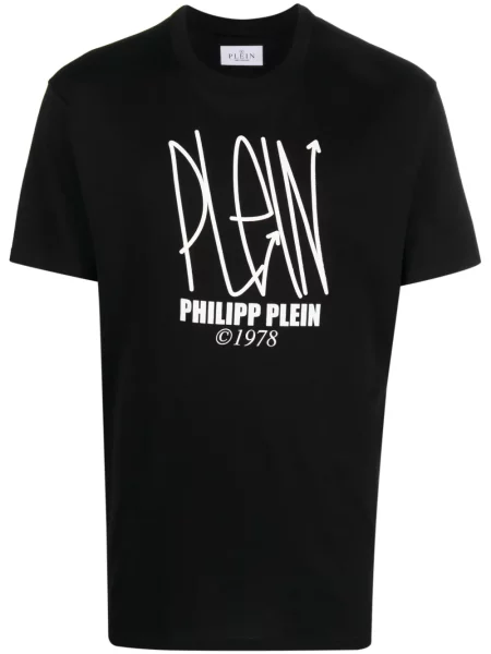 Tricou Philipp Plein scurt negru