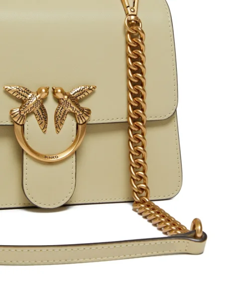 Inel Pinko din piele galben