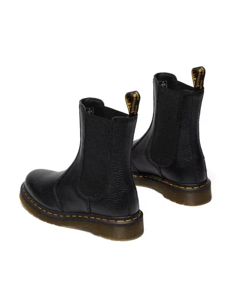 Botine chelsea Dr. Martens din piele cu toc plat negru