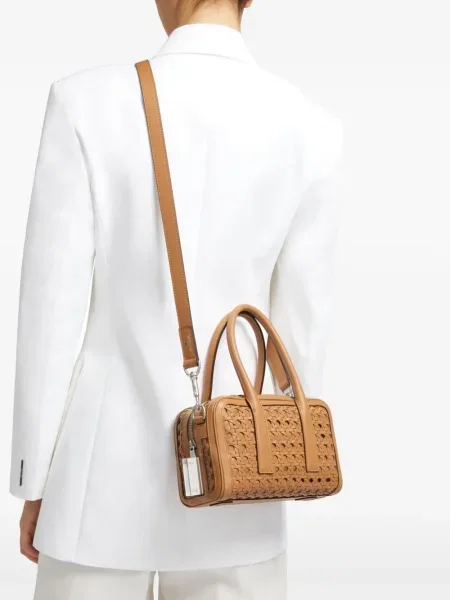 Geantă shopper Aviteur din piele maro