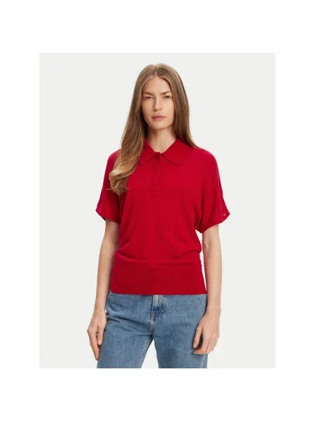 Tommy Hilfiger Polo marškinėliai raudona