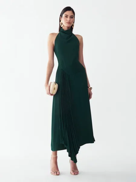 Willa Rochie de seară RAMONA închis verde
