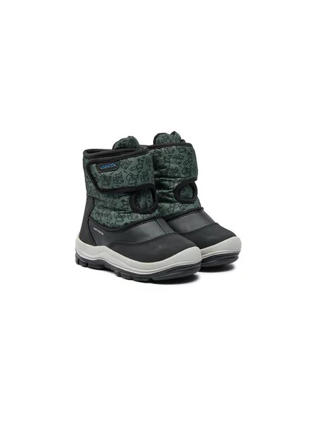 Sniego batai Geox B Flanfil Boy B Abx M juoda