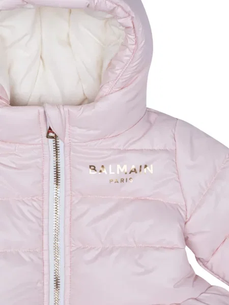 Kurtka dziecięca Balmain różowa