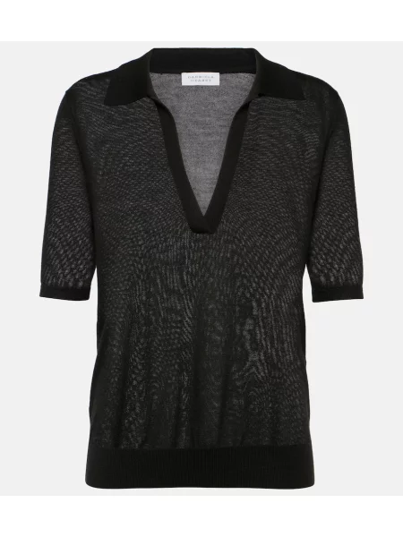 Pulover Gabriela Hearst de mătase negru