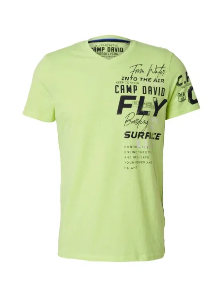 CAMP DAVID Majica apno črna