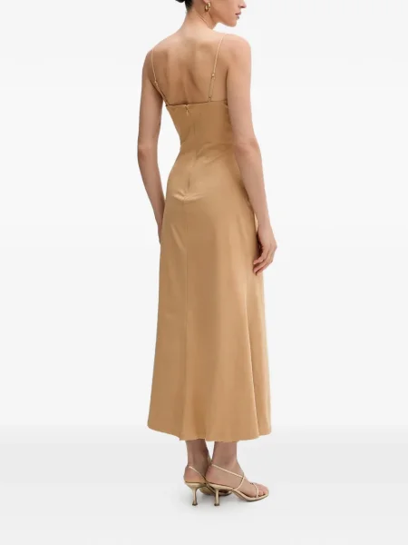 Rochie midi Bardot până la genunchi de costum