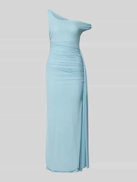 Długa sukienka z drapowaniami model LAYANA' Bardot