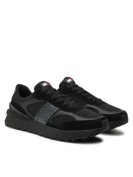 Tommy Jeans Sneakersy Tjm Technical Runner Ess černá