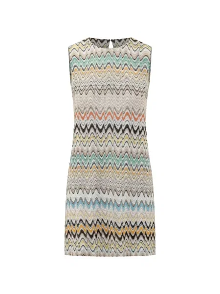 Rochie mini Missoni fără mâneci tricotate