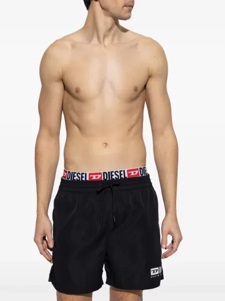Slip de baie Diesel cu imagine negru