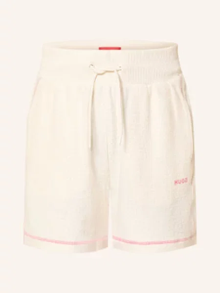 Hugo Pohodlné Domácí Šortky Naty Z Froté béžová