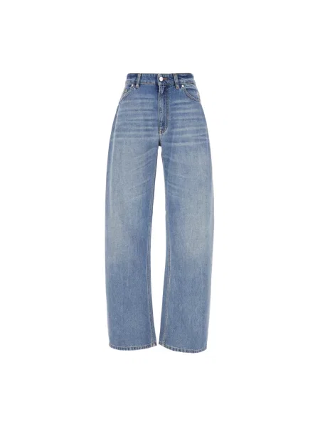 Jeansy Stella Mccartney z 5 kieszeniami niebieskie