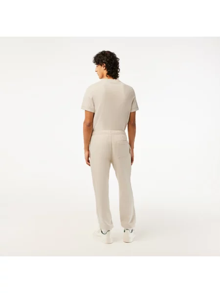 Lacoste Spodnie Dresowe Z Bawełny Organicznej beżowe