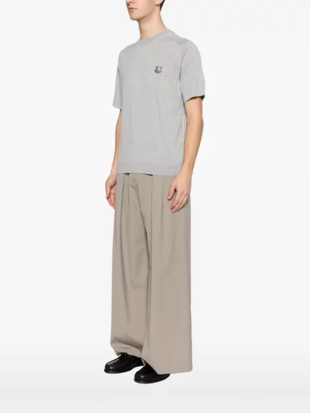 Tricou Maison Kitsune gri