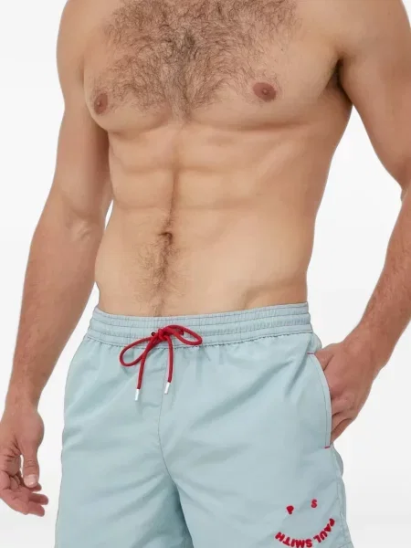 Slip de baie Paul Smith cu autograf albastru