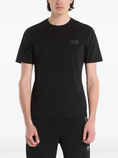Tricou Ea7 Emporio Armani cu autograf negru