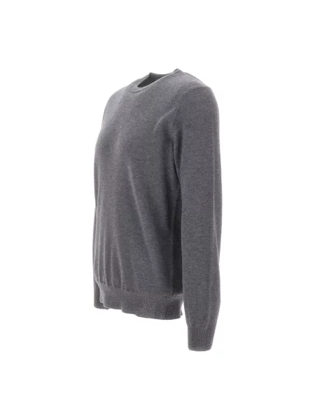 Sweter Kangra wełniany szary