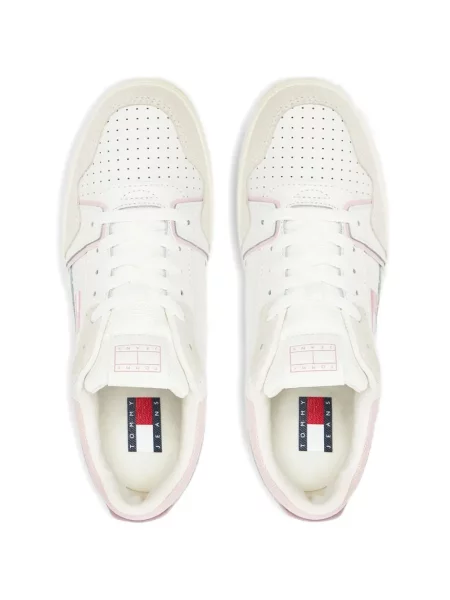 Sneakerși Tommy Hilfiger alb