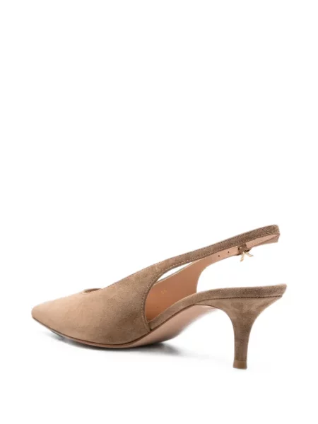 Pantofi cu toc Gianvito Rossi slingback maro