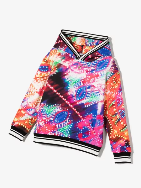 Bluza z kapturem dziecięca Dolce And Gabbana niebieska