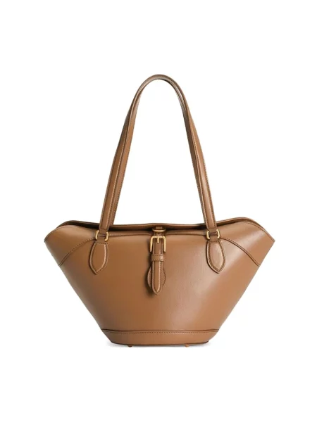 Torebka Dolce And Gabbana skórzana brązowa