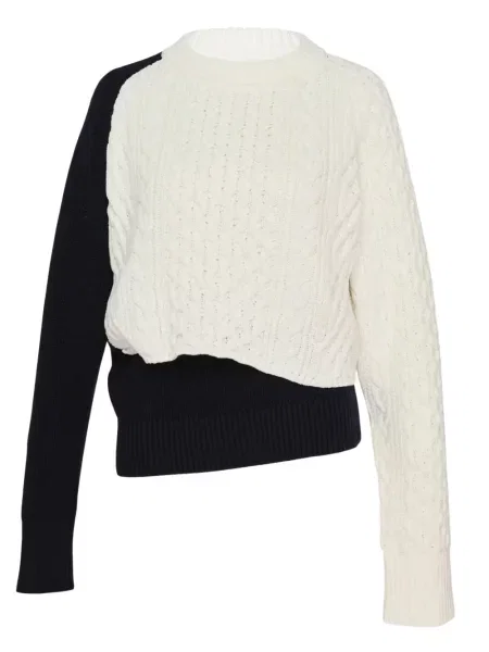 Sweter Sacai biały