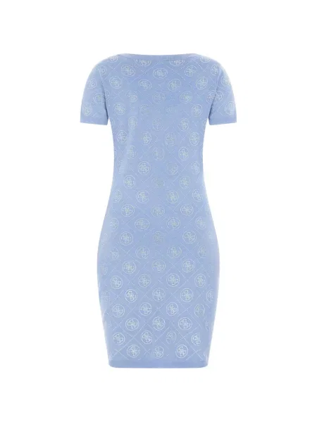 Stras rochie Guess de lână albastru