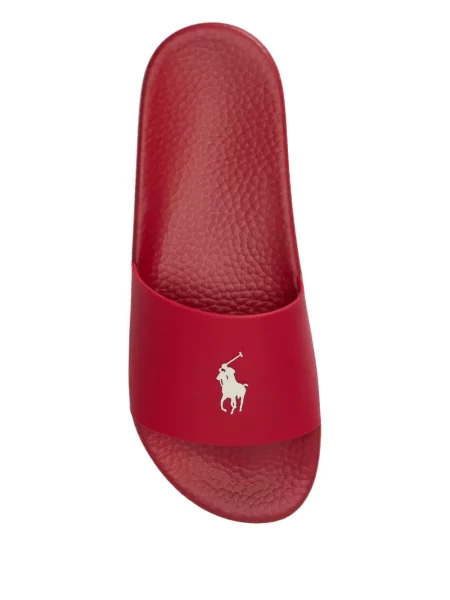 Ριγέ δερμάτινος κάλτσες Polo Ralph Lauren με κορδόνι μαύρο