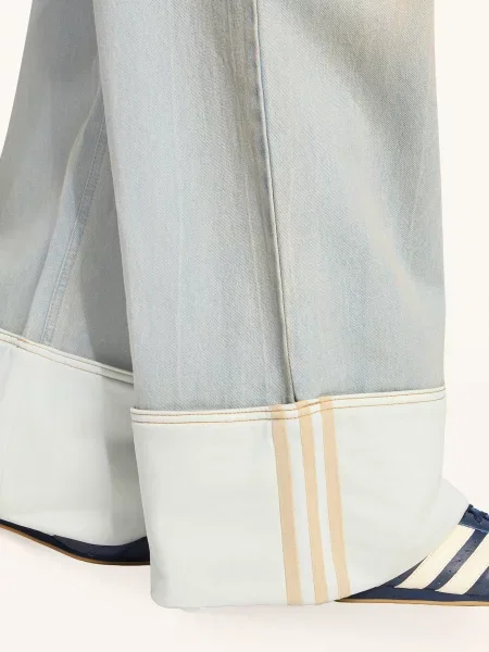 Adidas Originals Dżinsy Z Szerokimi Nogawkami blau