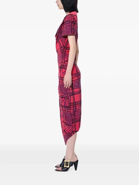 Lung rochie midi Vivienne Westwood roșu
